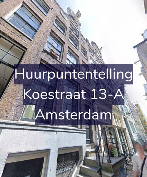 Foto gevel Huurpuntentelling voor Koestraat 13-A, Amsterdam