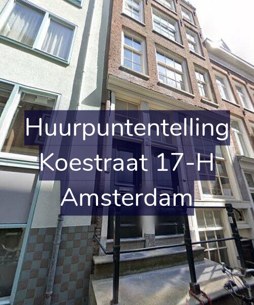 Foto gevel Huurpuntentelling voor Koestraat 17-H, Amsterdam