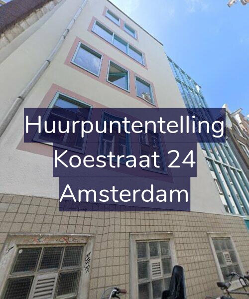 Foto gevel Huurpuntentelling voor Koestraat 24, Amsterdam