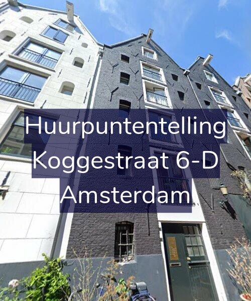 Foto gevel Huurpuntentelling voor Koggestraat 6-D, Amsterdam