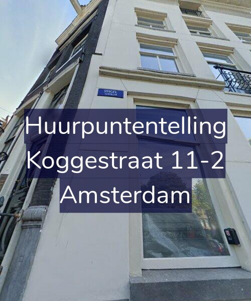 Foto gevel Huurpuntentelling voor Koggestraat 11-2, Amsterdam