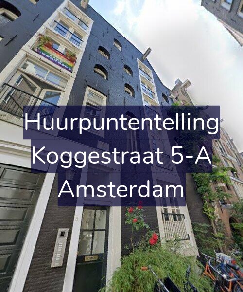 Foto gevel Huurpuntentelling voor Koggestraat 5-A, Amsterdam