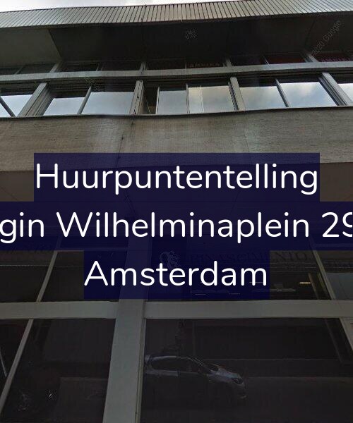 Foto gevel Huurpuntentelling voor Koningin Wilhelminaplein 29-D13, Amsterdam