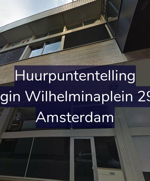 Foto gevel Huurpuntentelling voor Koningin Wilhelminaplein 29-F12, Amsterdam