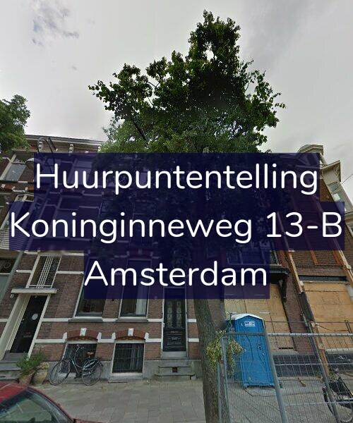 Foto gevel Huurpuntentelling voor Koninginneweg 13-B, Amsterdam