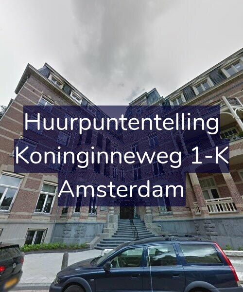 Foto gevel Huurpuntentelling voor Koninginneweg 1-K, Amsterdam