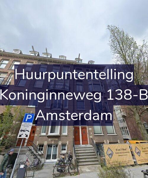 Foto gevel Huurpuntentelling voor Koninginneweg 138-B, Amsterdam