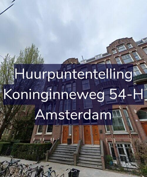 Foto gevel Huurpuntentelling voor Koninginneweg 54-H, Amsterdam