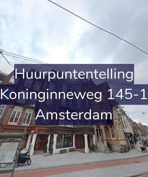 Foto gevel Huurpuntentelling voor Koninginneweg 145-1, Amsterdam