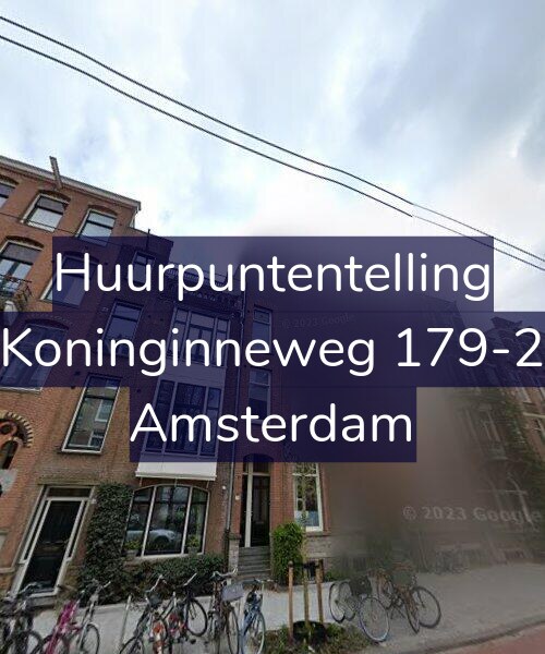 Foto gevel Huurpuntentelling voor Koninginneweg 179-2, Amsterdam
