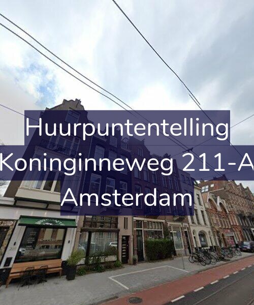 Foto gevel Huurpuntentelling voor Koninginneweg 211-A, Amsterdam