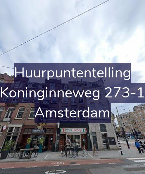 Foto gevel Huurpuntentelling voor Koninginneweg 273-1, Amsterdam
