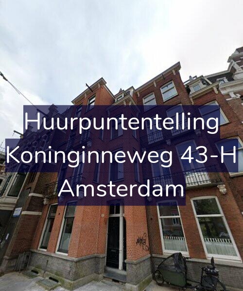 Foto gevel Huurpuntentelling voor Koninginneweg 43-H, Amsterdam