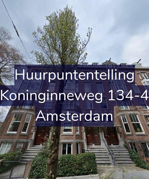 Foto gevel Huurpuntentelling voor Koninginneweg 134-4, Amsterdam