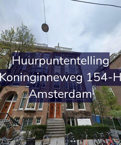 Foto gevel Huurpuntentelling voor Koninginneweg 154-H, Amsterdam