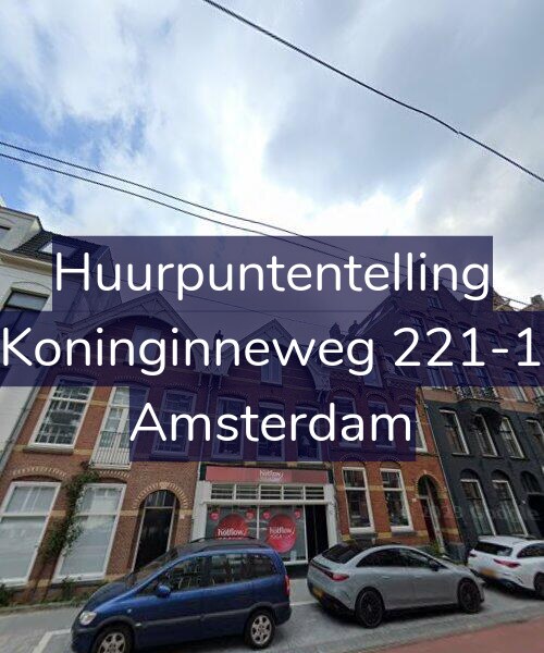 Foto gevel Huurpuntentelling voor Koninginneweg 221-1, Amsterdam