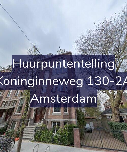Foto gevel Huurpuntentelling voor Koninginneweg 130-2A, Amsterdam
