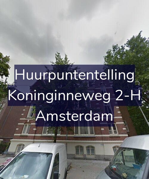 Foto gevel Huurpuntentelling voor Koninginneweg 2-H, Amsterdam
