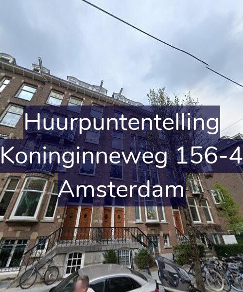 Foto gevel Huurpuntentelling voor Koninginneweg 156-4, Amsterdam