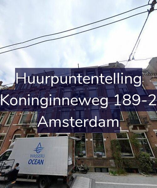 Foto gevel Huurpuntentelling voor Koninginneweg 189-2, Amsterdam