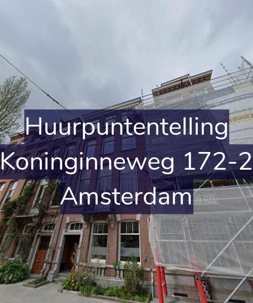Foto gevel Huurpuntentelling voor Koninginneweg 172-2, Amsterdam