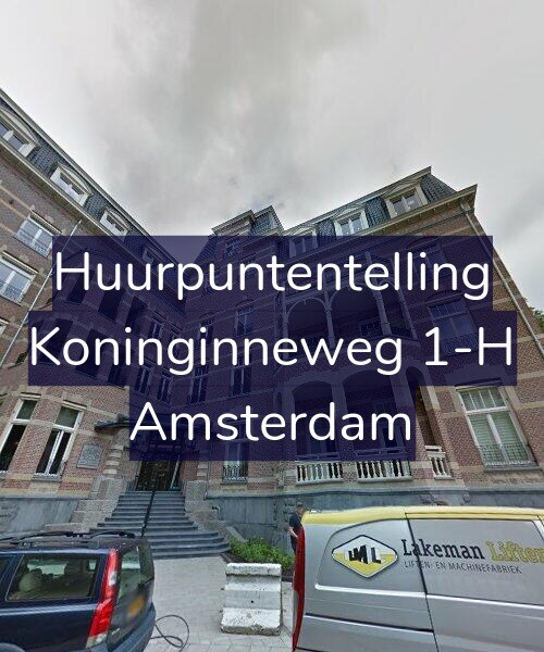 Foto gevel Huurpuntentelling voor Koninginneweg 1-H, Amsterdam
