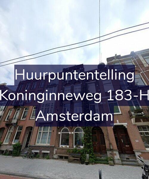 Foto gevel Huurpuntentelling voor Koninginneweg 183-H, Amsterdam