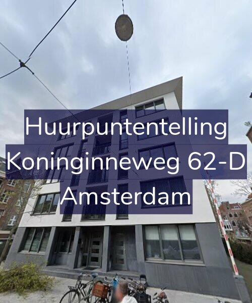 Foto gevel Huurpuntentelling voor Koninginneweg 62-D, Amsterdam