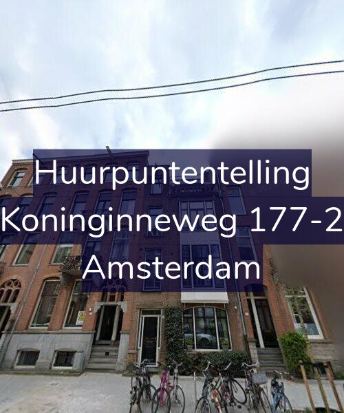 Foto gevel Huurpuntentelling voor Koninginneweg 177-2, Amsterdam