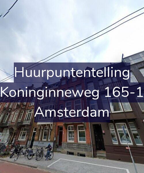 Foto gevel Huurpuntentelling voor Koninginneweg 165-1, Amsterdam