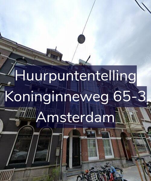 Foto gevel Huurpuntentelling voor Koninginneweg 65-3, Amsterdam