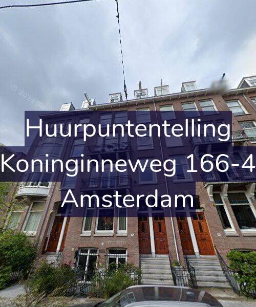 Foto gevel Huurpuntentelling voor Koninginneweg 166-4, Amsterdam