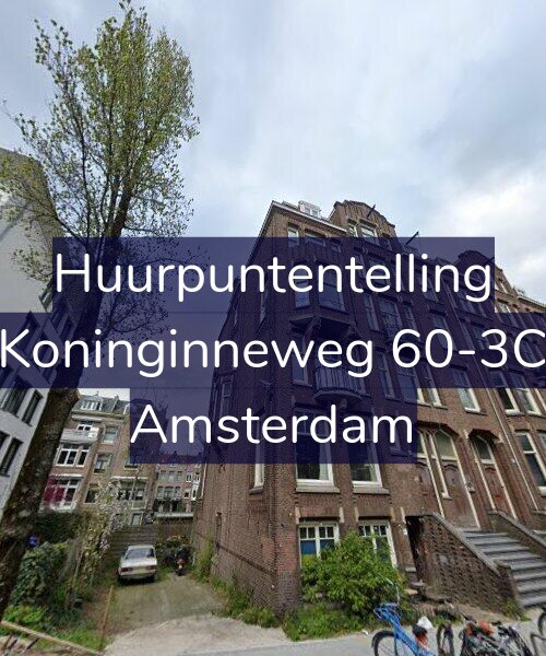 Foto gevel Huurpuntentelling voor Koninginneweg 60-3C, Amsterdam