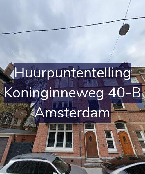 Foto gevel Huurpuntentelling voor Koninginneweg 40-B, Amsterdam