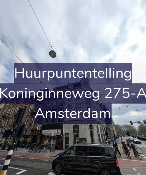Foto gevel Huurpuntentelling voor Koninginneweg 275-A, Amsterdam
