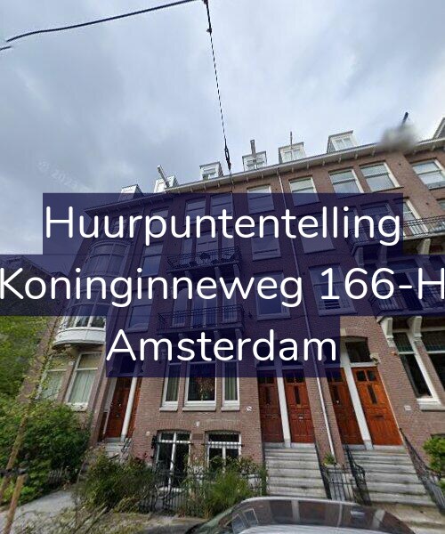 Foto gevel Huurpuntentelling voor Koninginneweg 166-H, Amsterdam