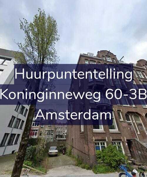 Foto gevel Huurpuntentelling voor Koninginneweg 60-3B, Amsterdam