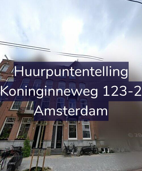 Foto gevel Huurpuntentelling voor Koninginneweg 123-2, Amsterdam