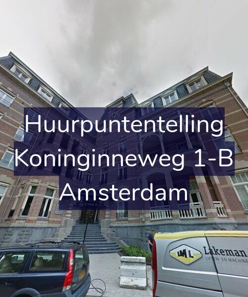 Foto gevel Huurpuntentelling voor Koninginneweg 1-B, Amsterdam