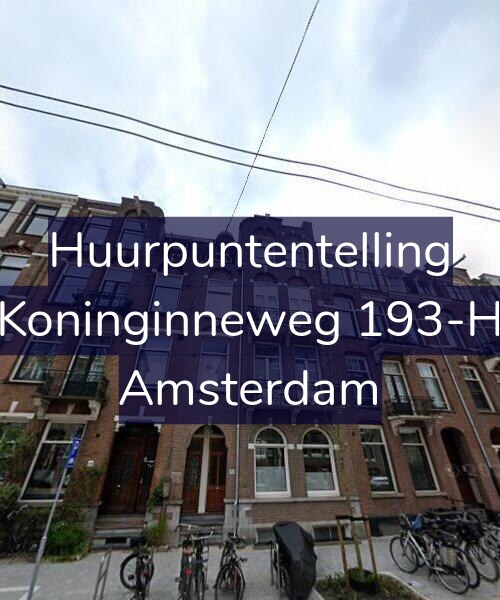 Foto gevel Huurpuntentelling voor Koninginneweg 193-H, Amsterdam