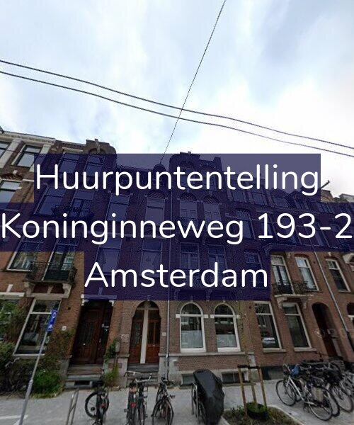 Foto gevel Huurpuntentelling voor Koninginneweg 193-2, Amsterdam