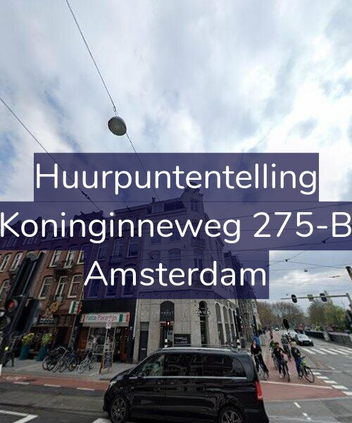 Foto gevel Huurpuntentelling voor Koninginneweg 275-B, Amsterdam