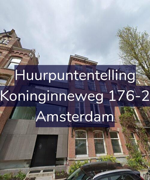 Foto gevel Huurpuntentelling voor Koninginneweg 176-2, Amsterdam