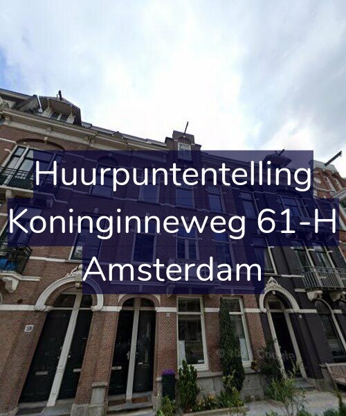 Foto gevel Huurpuntentelling voor Koninginneweg 61-H, Amsterdam