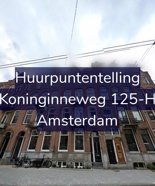 Foto gevel Huurpuntentelling voor Koninginneweg 125-H, Amsterdam
