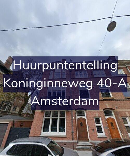 Foto gevel Huurpuntentelling voor Koninginneweg 40-A, Amsterdam