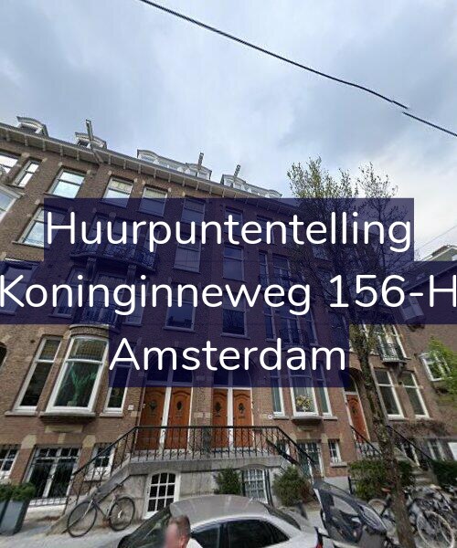 Foto gevel Huurpuntentelling voor Koninginneweg 156-H, Amsterdam