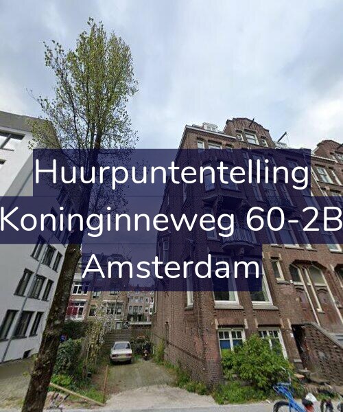 Foto gevel Huurpuntentelling voor Koninginneweg 60-2B, Amsterdam
