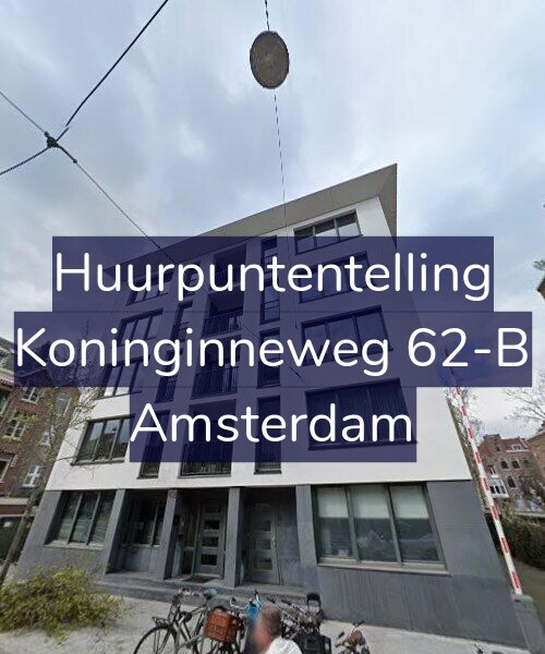 Foto gevel Huurpuntentelling voor Koninginneweg 62-B, Amsterdam