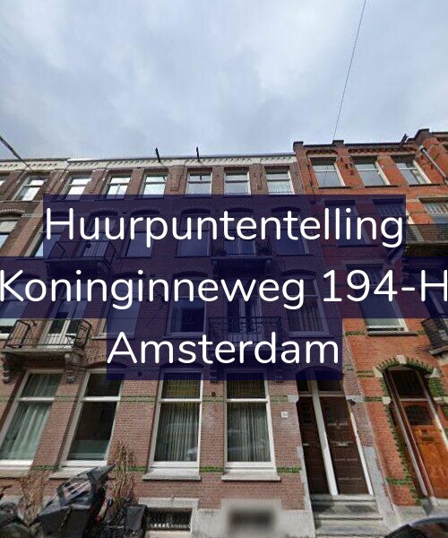 Foto gevel Huurpuntentelling voor Koninginneweg 194-H, Amsterdam
